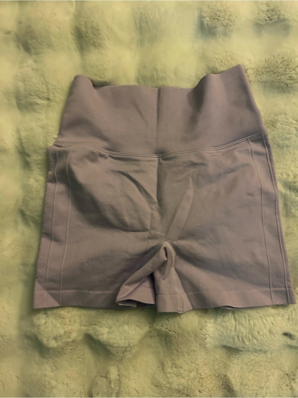 Amazon Women's High-Waist Lavender Athletic Bike Shorts